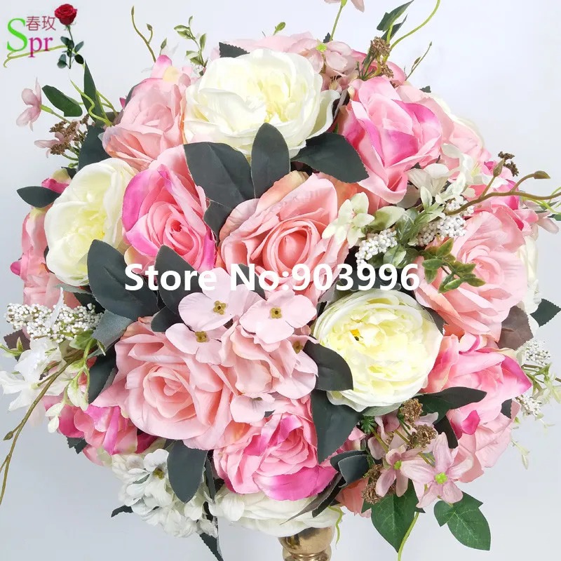 SPR table centerpiece flower ball artificial rose wedding wall backdrop party occation decoration arrangement floral | Дом и сад