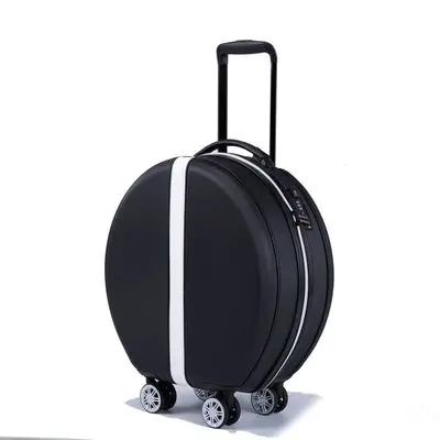 18 inch Корейский ретро для женщин сумки на колёсиках наборы Spinner милый светильник дорожные сумки 18 дюймов кабина пароль чемодан колеса - Цвет: 18 inch