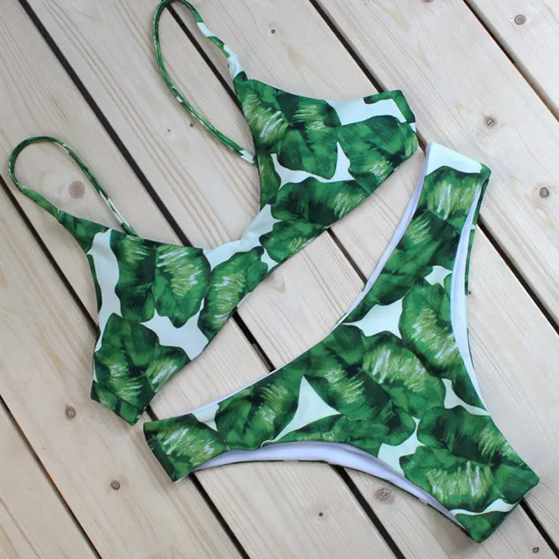 Женский сексуальный купальный костюм из двух предметов летний купальник бикини