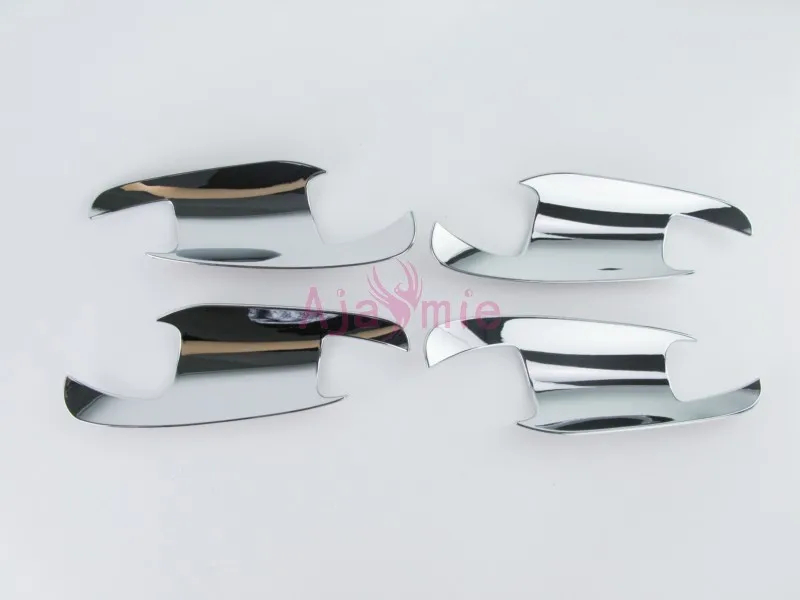 Door handle bowl 2012- дверные ручки Крышка и ШАР Insert Trim Панель хром стайлинга автомобилей для Mercedes Benz GLE внедорожник аксессуары - Цвет: Door handle bowl