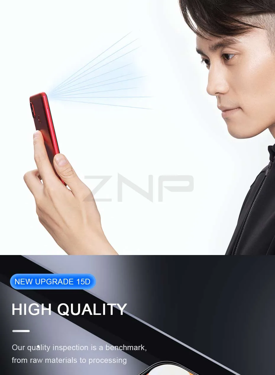 ZNP 2 шт 15D закаленное стекло для Xiaomi Redmi 7 6 Pro 6A 5A 5 Plus Note 4 полное покрытие защита экрана на Redmi Note 4X стеклянная пленка