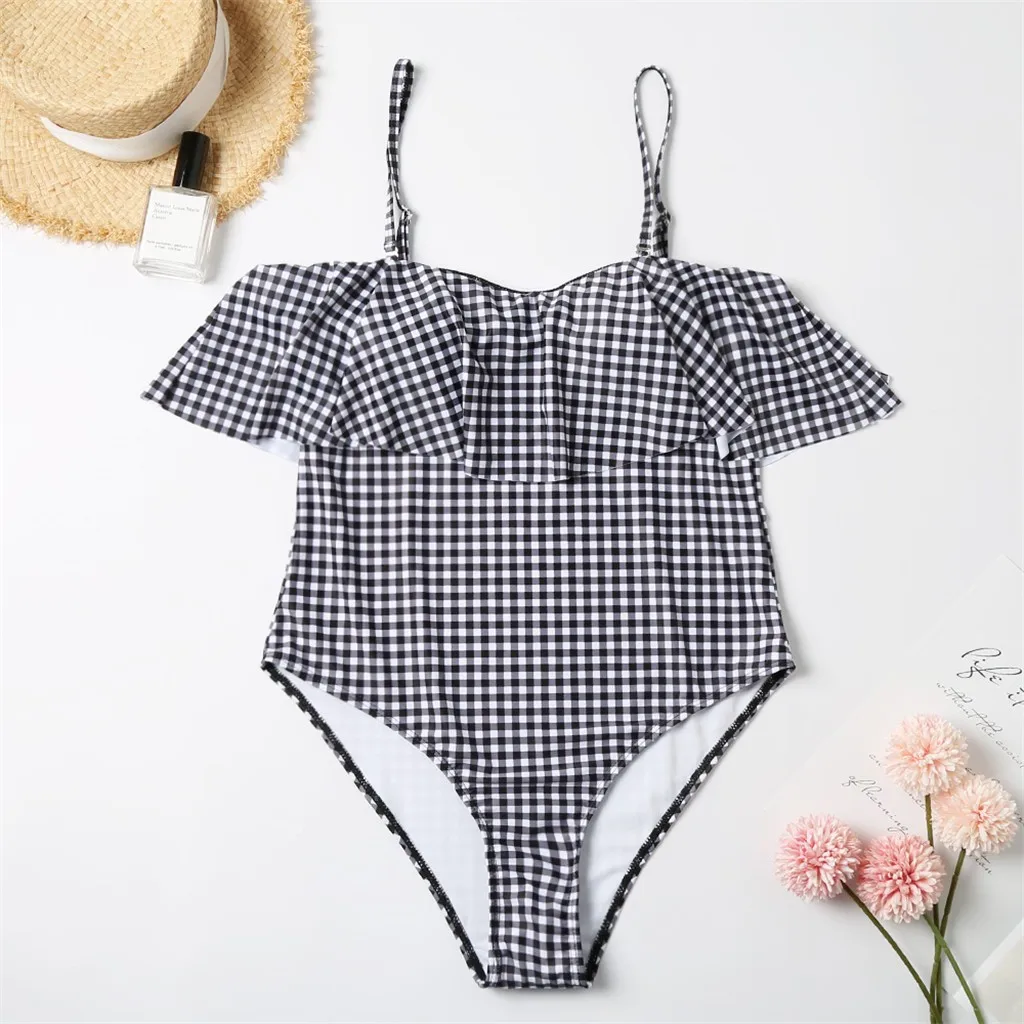 SAGACE бикини 2019 Женский цельный купальник сексуальный с открытой спиной для полных