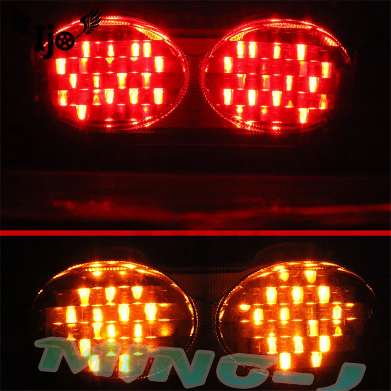 

1998 1999 2000 2001 2002 2003 year brand moto blinker rear motorbike tail light for KAWASAKI ZX9R LED motorcycle brake light