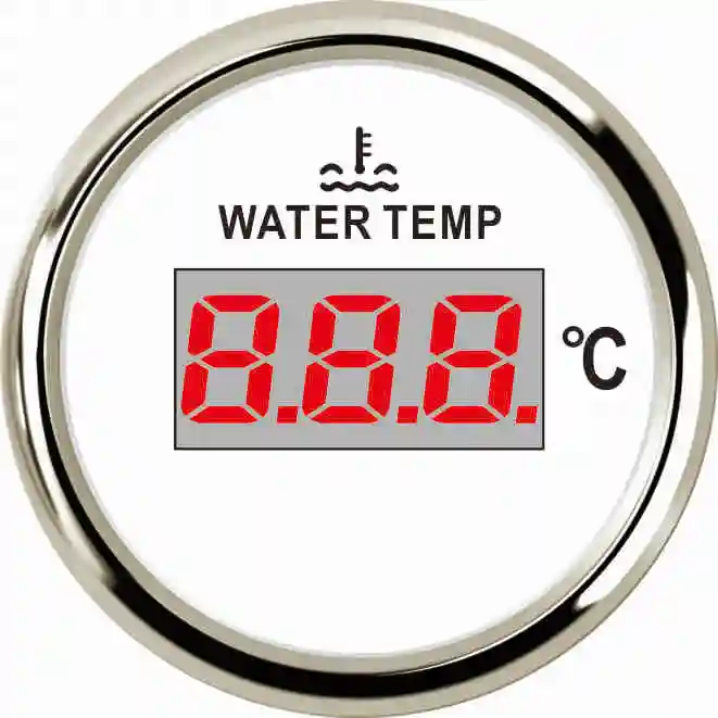 52 мм водонепроницаемый цифровой измеритель температуры воды 40-120 с красной