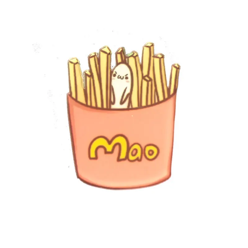 1 шт. милые Мультяшные значки на булавке Kawaii Значки на рюкзак значки на одежду акриловые значки - Цвет: 0063