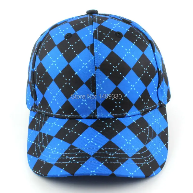 Новая Геометрическая шапка для гольфа бейсболка Классическая вырезанная синяя и