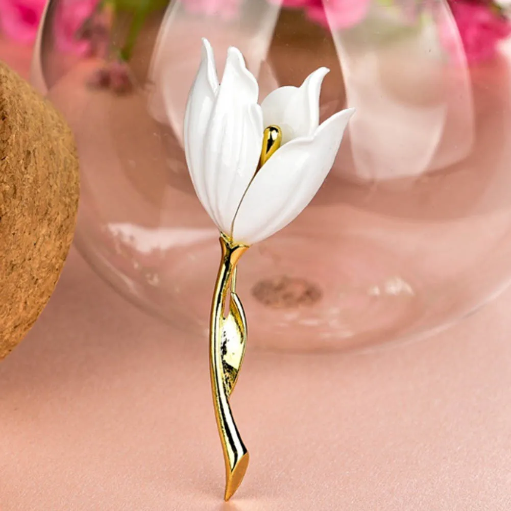 Элегантная Модная брошь JieyueJewelry Брошь В Виде Цветка тюльпана необходимое женское