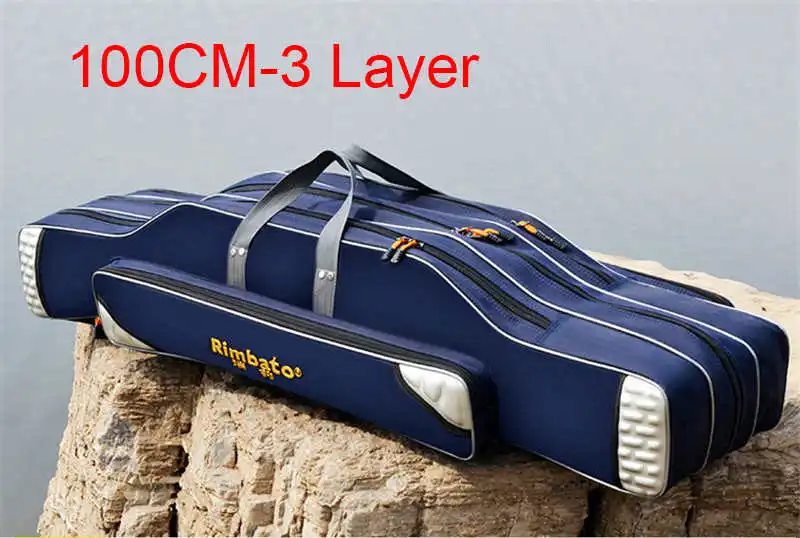 100cm 3 layer Весенняя Новинка, износостойкая сумка для пупка, толстая водонепроницаемая и удобная сумка для рыбалки на открытом воздухе, сумка для морской выдры - Цвет: 100cm 3 layer
