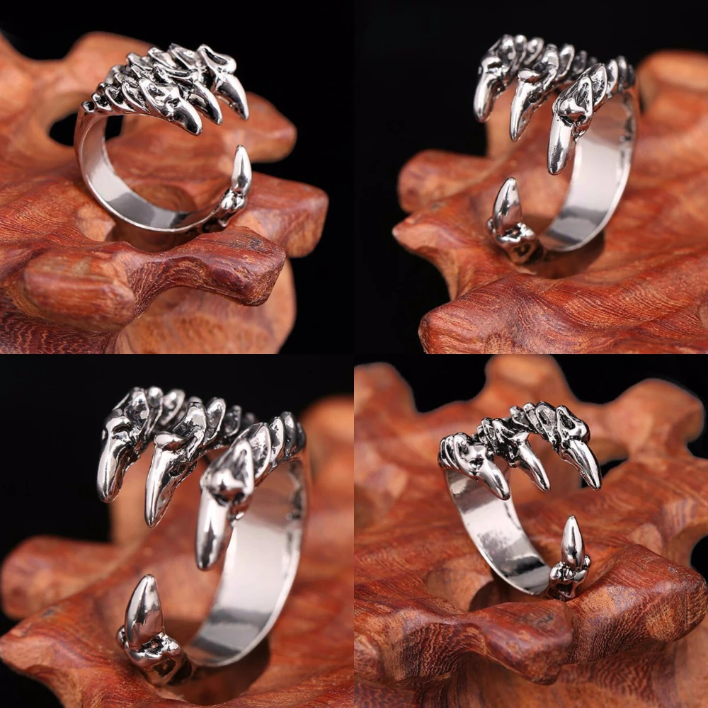 Кольцо с когтями Dragon из нержавеющей стали для Хэллоуина|dragon claw ring|claw ringstainless steel |