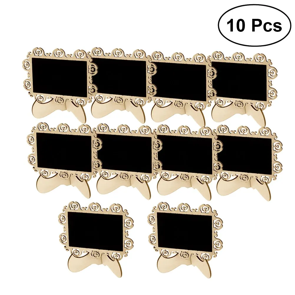 10 шт. мини винтажный деревянный номер стола для свадьбы украшение торжества