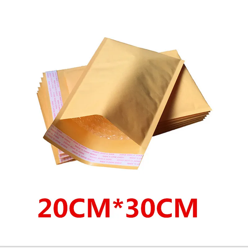 

Bubble Mailers Padded envelops bags kraft bubble mailers mailing envelops bag 7.9"*11.8"[200mm"x300mm"]50pcs Factory wholesales