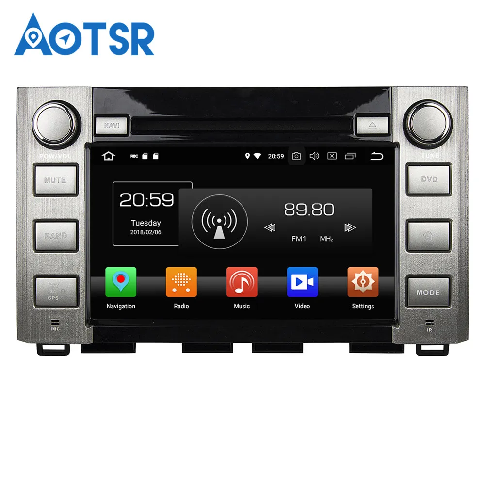 Автомобильный DVD плеер с GPS навигацией Android 9 0 4 + 32 ГБ для Toyota Sequoia /Tundra 2014 2016