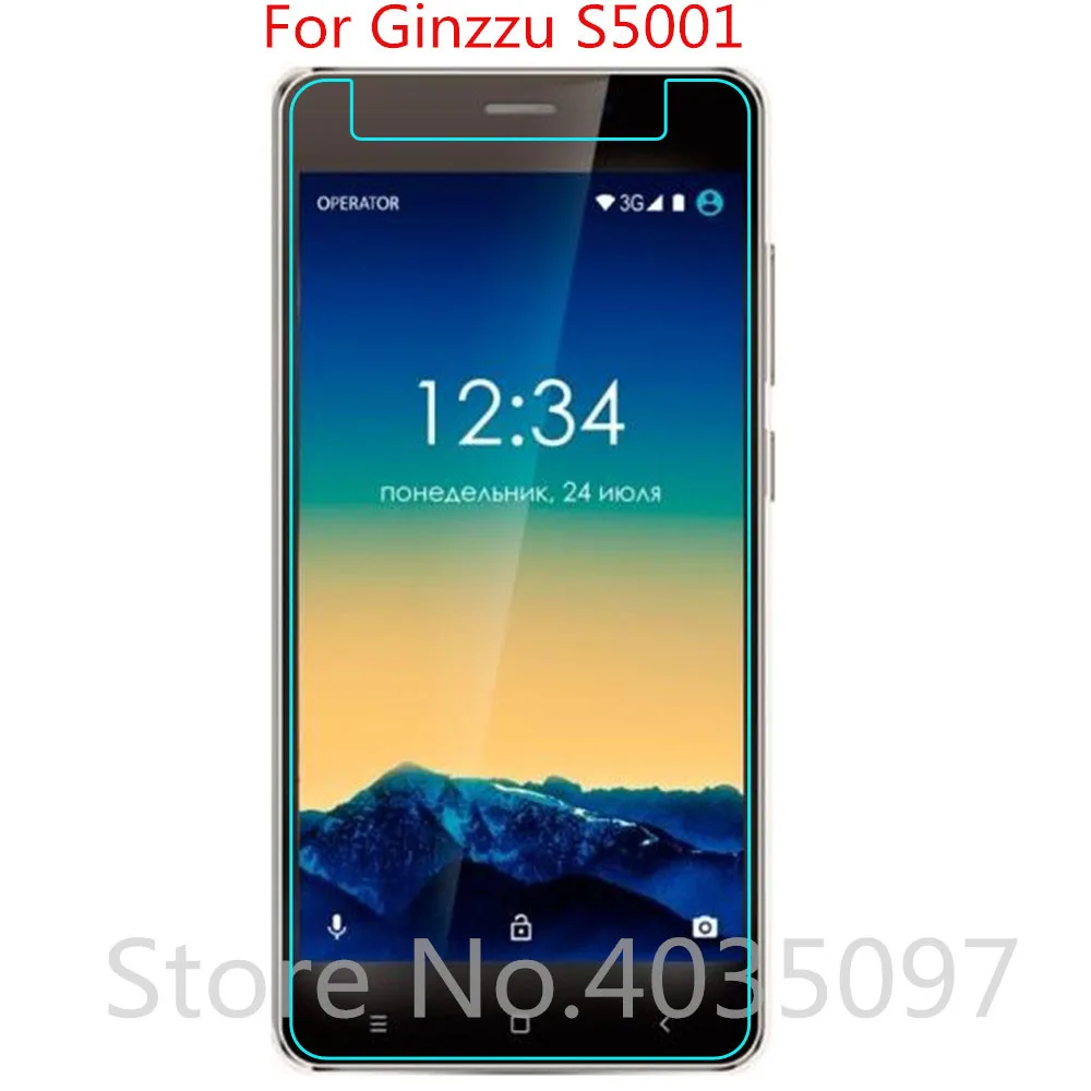 2.5D 9H закаленное стекло для Ginzzu S5001 на телефон защитная пленка стекло|Защитные