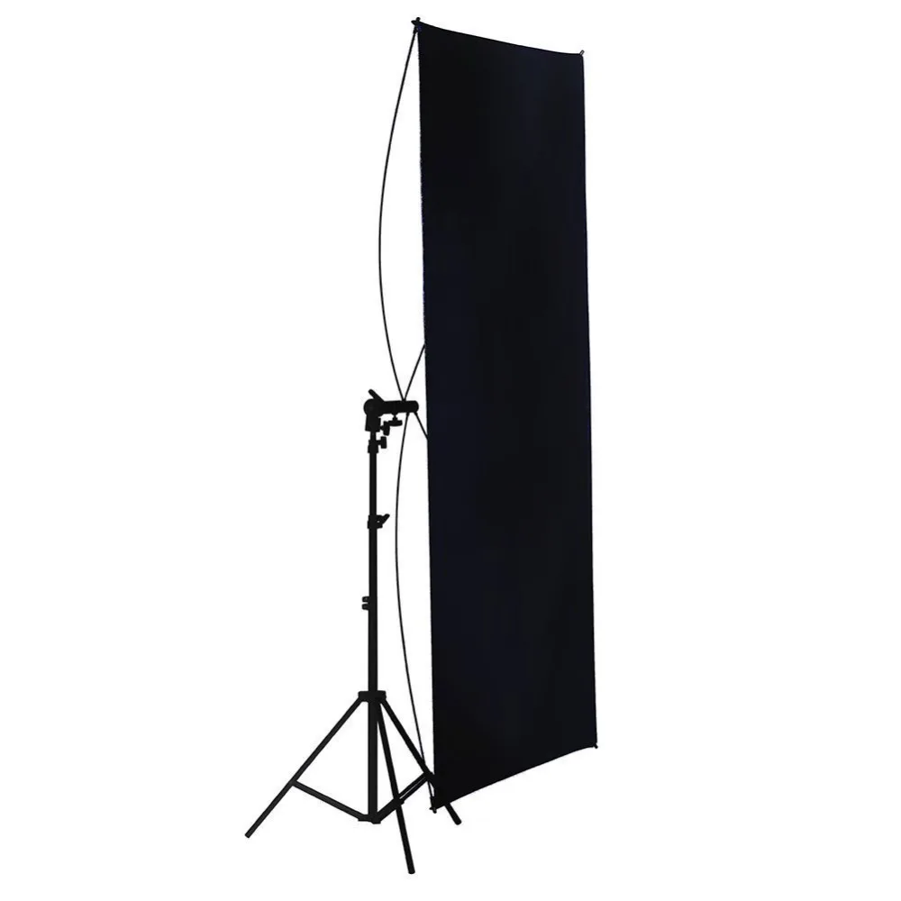 Neewer 3" x 70"/90x180 см фотостудия золото/серебро/черный/белый плоский светильник-отражатель вращающийся на 360 градусов держатель