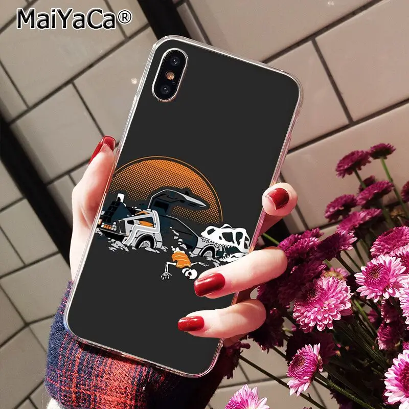 Чехол для телефона MaiYaCa с задней частью в будущем delean Time Machine для iphone 11 Pro 11Pro Max 5 5Sx 6 7plus 8 8Plus X XS MAX XR
