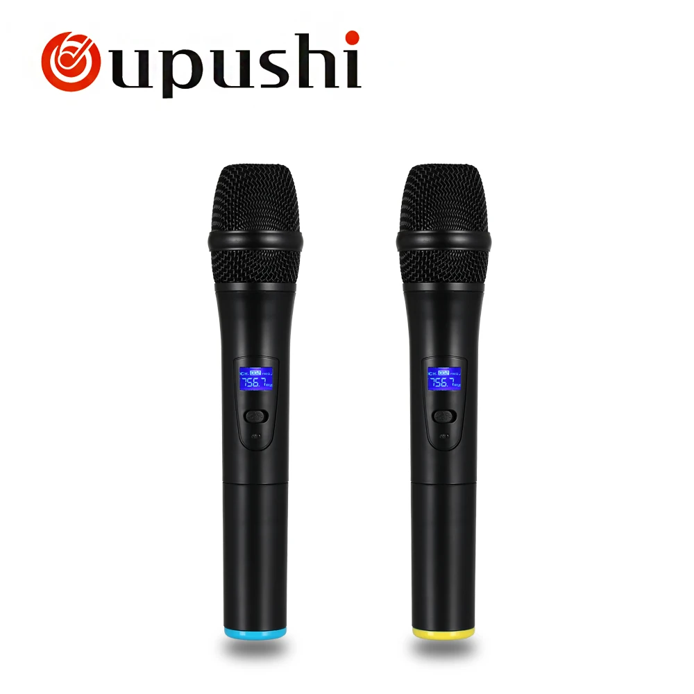 Low Price echo mic uhf dual-channel wireless microphone system | Электроника