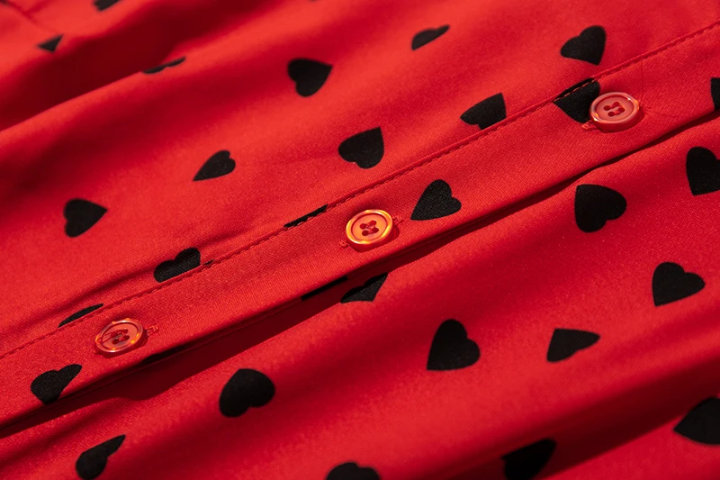 Лидер продаж Женская любовь сердце печатных Новое поступление 2019 года лук Винтаж