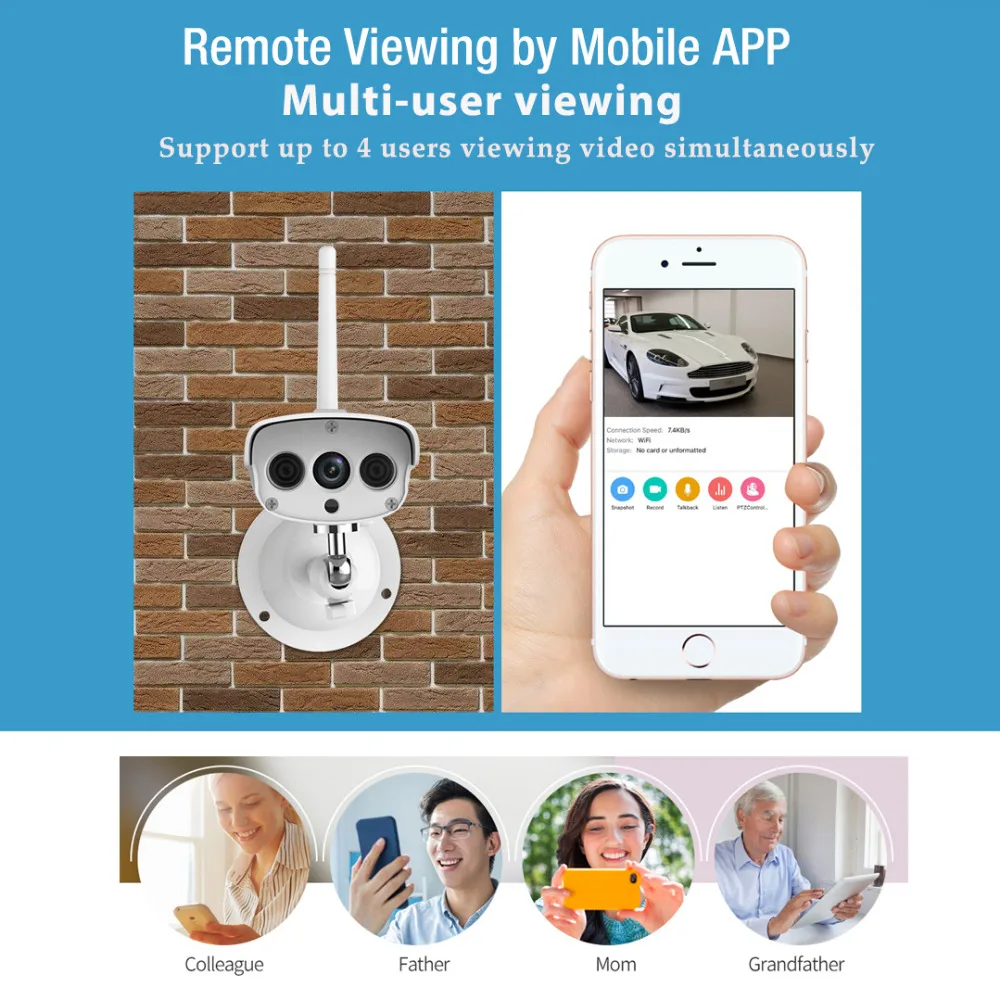 VStarcam C16S WiFi ip-камера наружная 1080 P Водонепроницаемая камера безопасности IR ночного видения мобильное Видеонаблюдение CCTV Камера