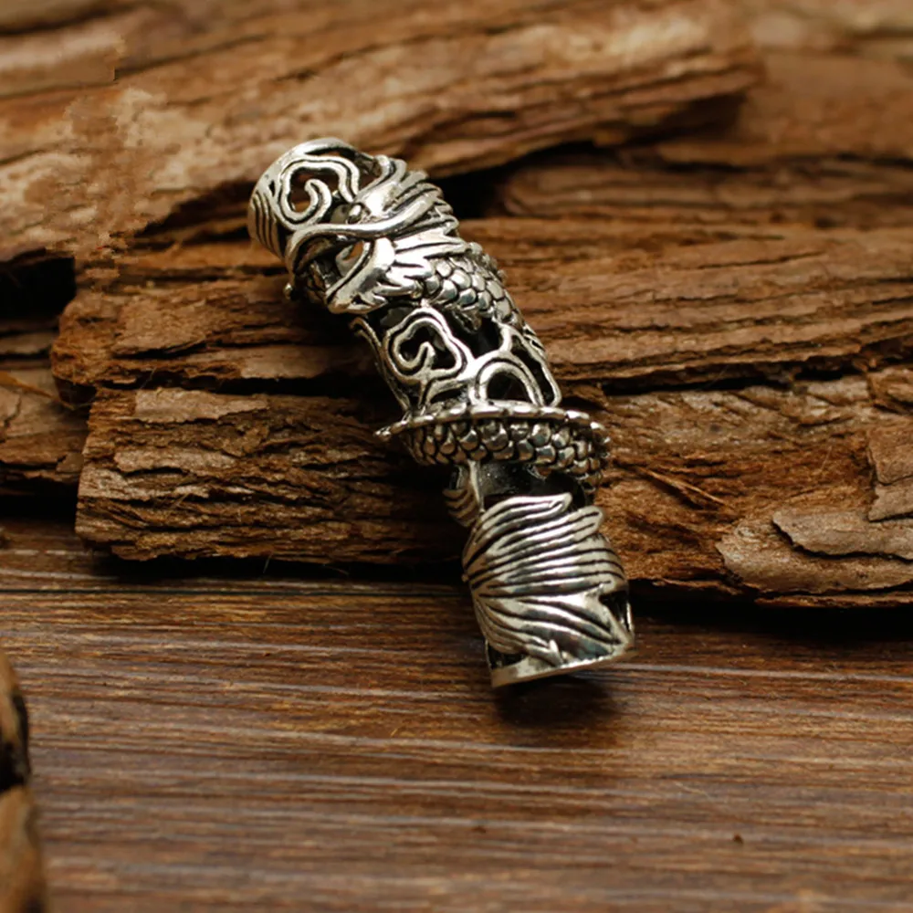 5 шт./лот смешанный дизайн тибетская Серебряная оплетка для волос страшный Дред