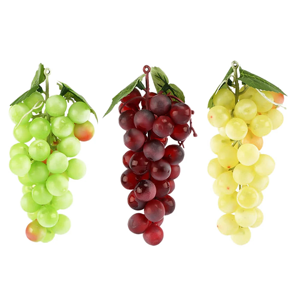 3 шт./компл. дома искусственное фруктовое поддельные имитация винограда