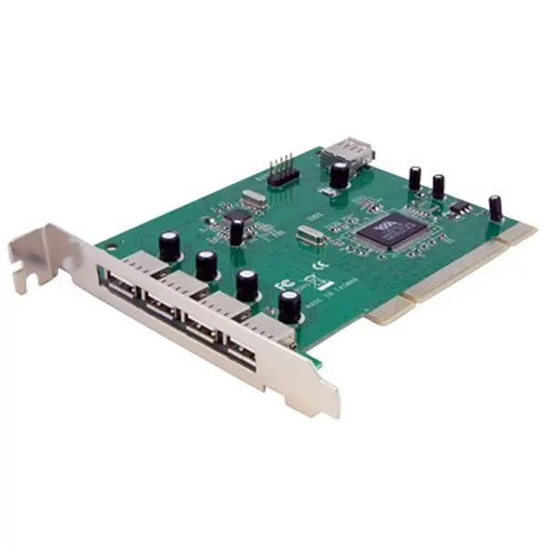 Адаптер Tarjeta PCI USB 2 0 High Speed 7 портов 4 внешних и внутренних 3|USB-хабы| |