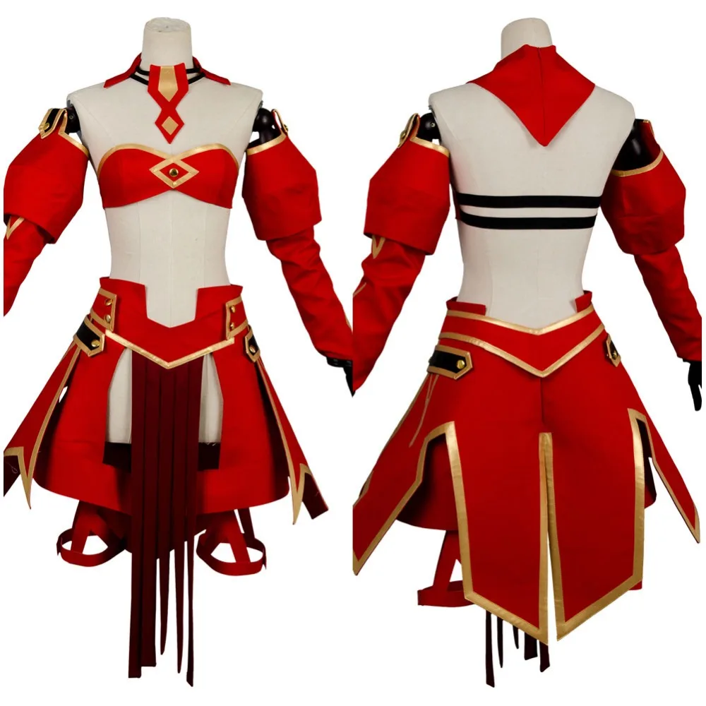

Fate Grand Order/Apocrypha FA Saber of Red Mordred Dress Cosplay Costume Full Sets