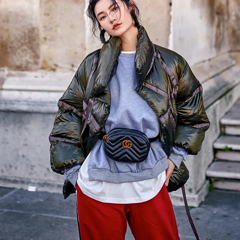 NANASTYLE женский 2018 зимнее модное пальто Верхняя одежда Блузки с хлопковой