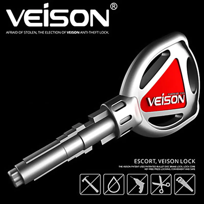 VEISON мотоциклетный безопасный Противоугонный замок дисковый тормозной
