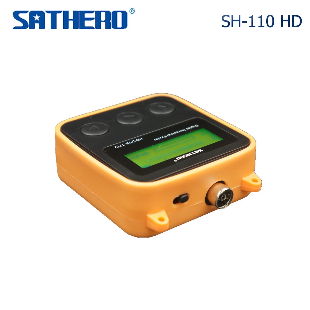 SATHERO SH-110HD спутниковый искатель DVB-T/T2 цифровой спутниковый искатель HD сигнальный искатель ЖК-дисплей USB2.0 SH 110 спутниковый измеритель
