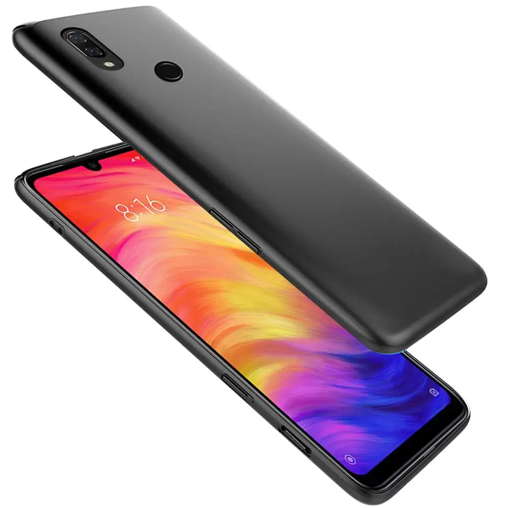 For Xiaomi Redmi Note 7 Pro Case Soft Silicone Slim Matte TPU Back Cover 7A K20 Shockproof | Мобильные телефоны и