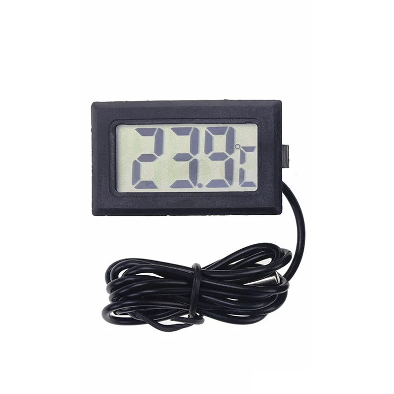 LCD Digital Thermometer With Probe Waterproof For Fridges Freezers Coolers Chillers Fish Tank QJ888 | Инструменты