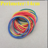 10pcslot 14cm perimeter rubber band diy toy drive belt parts colorful free shipping russia