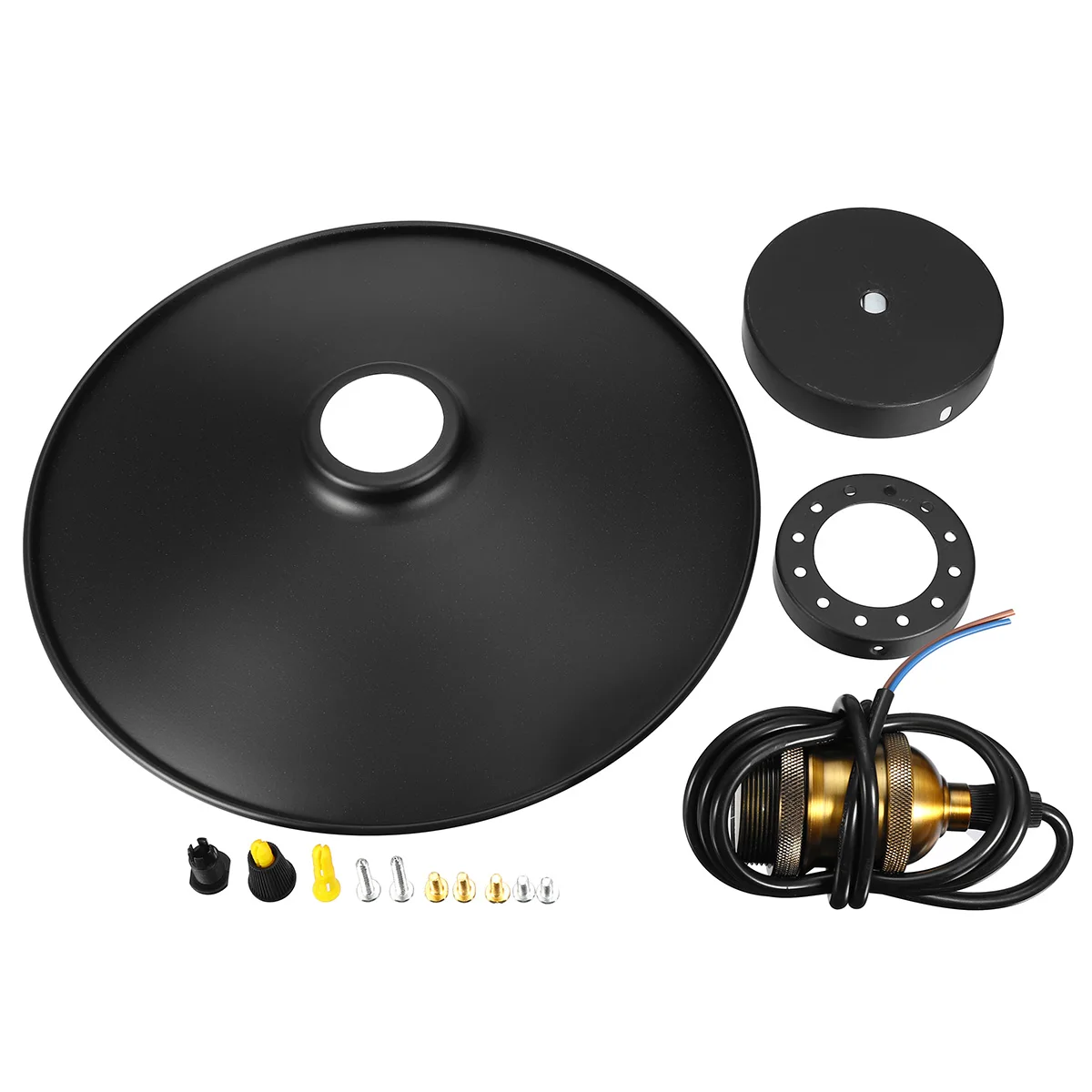 Винтажный металлический железный подвесной светильник потолочный Ретро