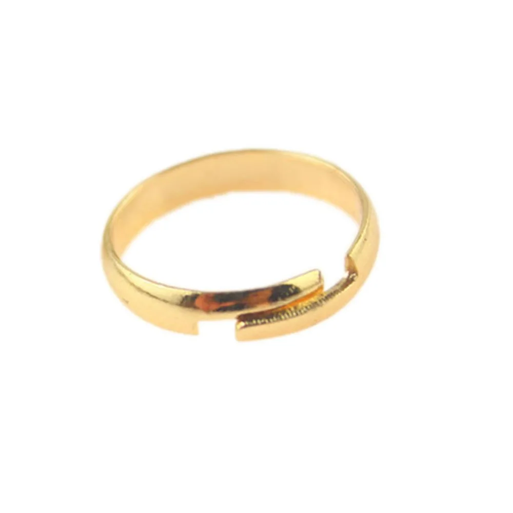 

Новое гладкое кольцо для ног стандартный внутренний диаметр 1,4 см цветное золотое/серебряное покрытие Прямая поставка для мужчин/женщин