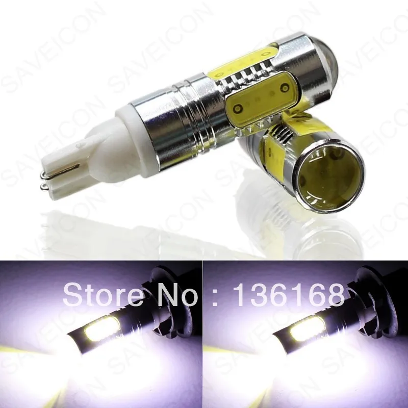 2 x T10 168 192 5 SMD чипы CREE светодиодный излучатель 7 Вт супер яркий фонарь заднего
