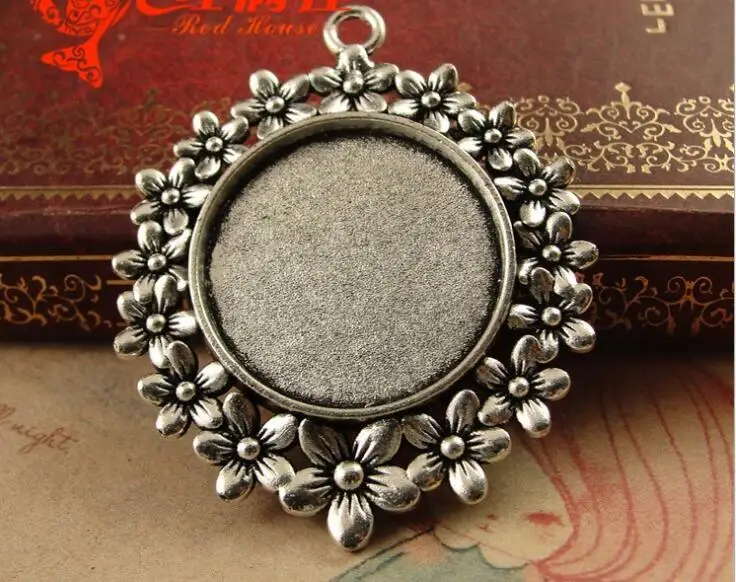 

retro vintage key ring for sublimation wholesale custom flower keychains for thermal transfer printing Promotion A3454