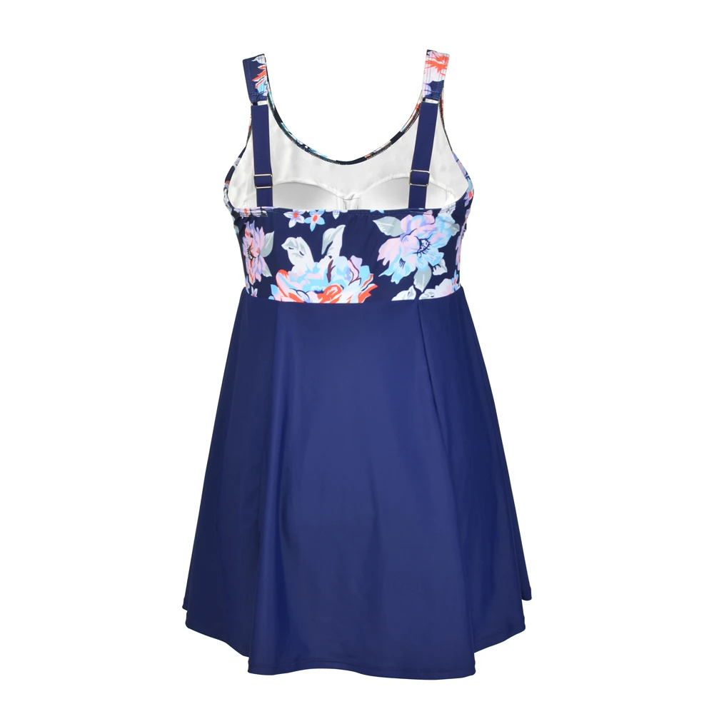 Новый стиль бикини сексуальный цельный купальник юбка размера плюс одежда для