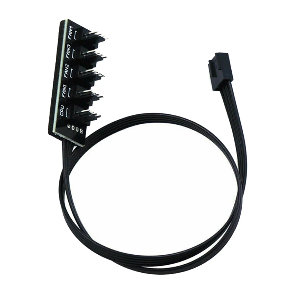 Новый горячий 4PIN концентратор разветвитель pwm 4 порта компьютер вентилятор