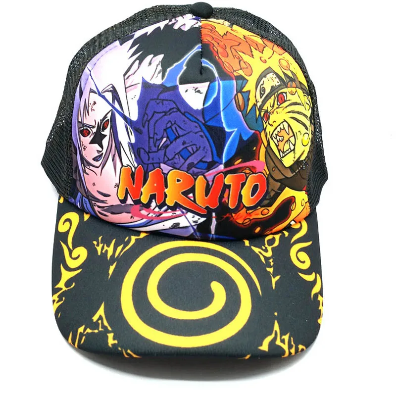 Naruto-2 Аниме ACG Hatsune Miku Бейсбол остроконечная Кепка Snapback девушка солнцезащитная Кепка с сеткой - Цвет: Naruto-2