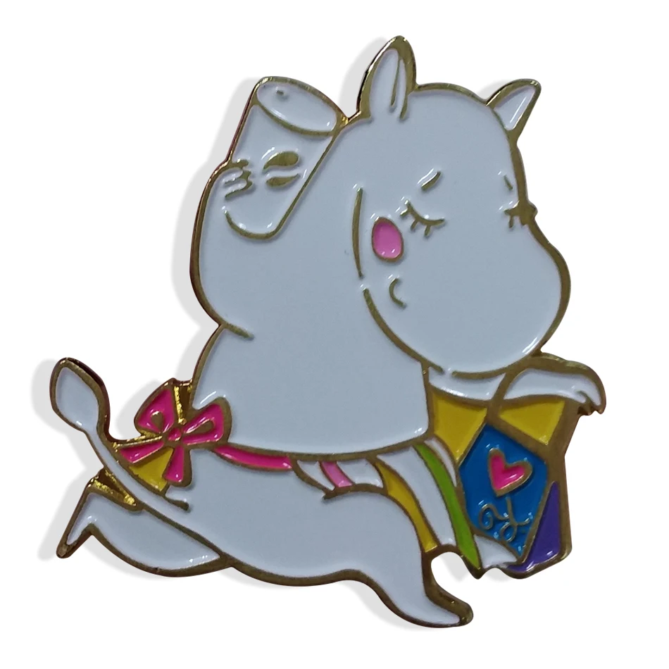 

Customized Cute Animal Memorial Badge Custom Metal Name Badge
