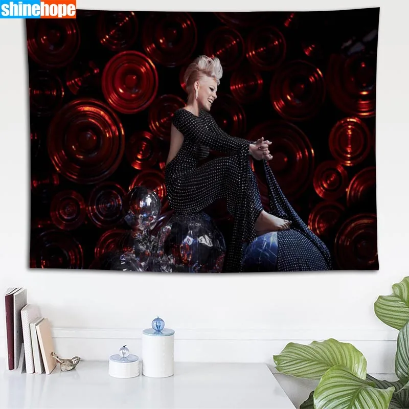 Alecia · Beth · Moore, P! nk на заказ гобелен настенный гобелен Настенное подвесное одеяло для спальни фермерский дом Декор богемное украшение для дома - Цвет: Tapestry 6