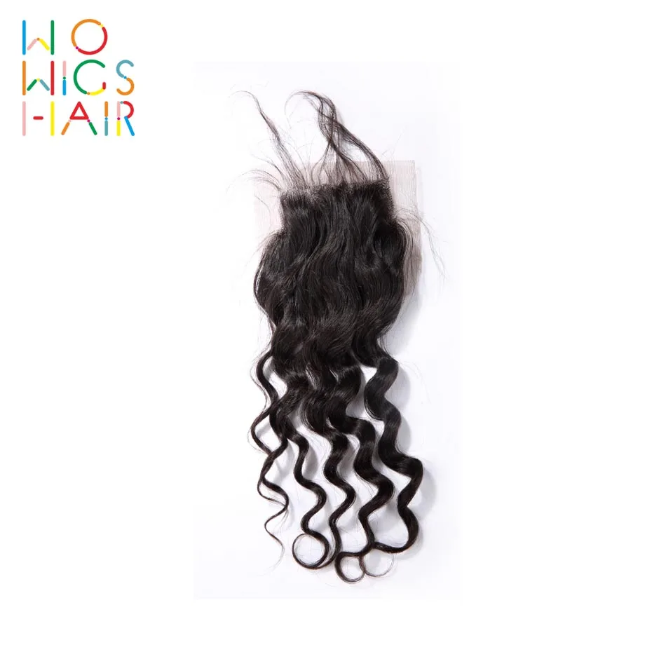 Волосы WoWigs малазийские волосы Remy свободные волнистые 3 пряди лучшая кружевная