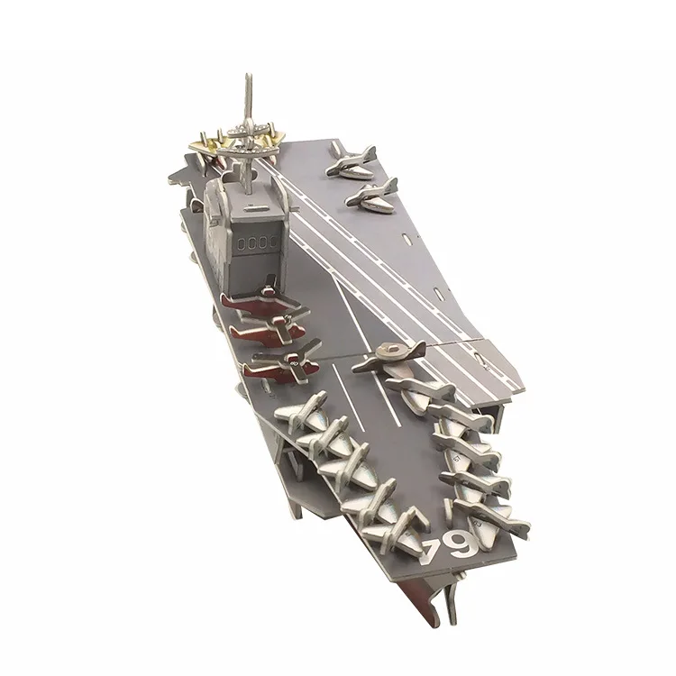 Горячая 3D головоломка DIY Модель Детская игрушка военный стиль военный корабль головоломка 3d Строительные пазлы подарок для детей