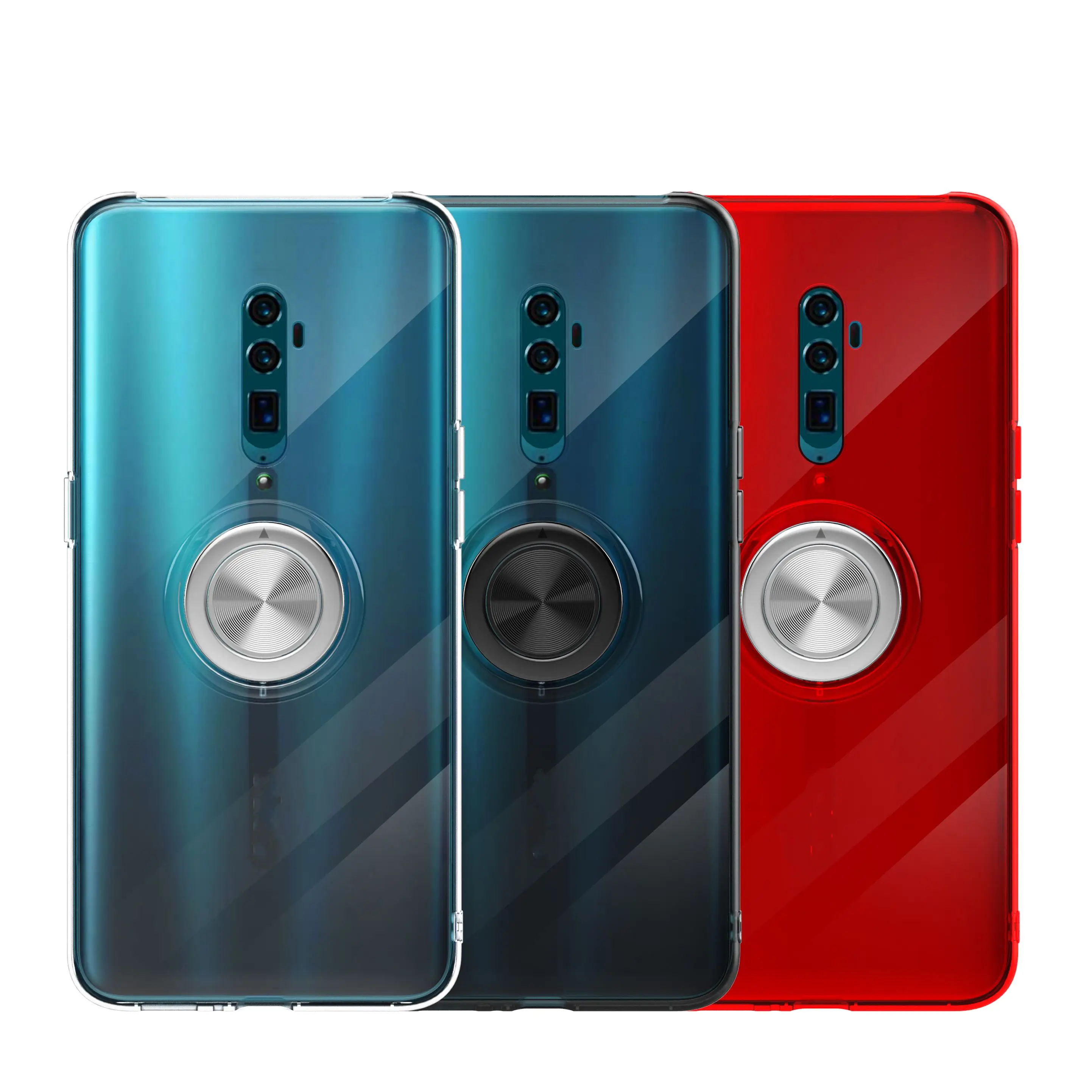 Чехол для OPPO Reno 10x Zoom F11 Pro F9 чехол с кольцом прозрачный R17 R15 R15X K1 A7X чехол|Бамперы| |
