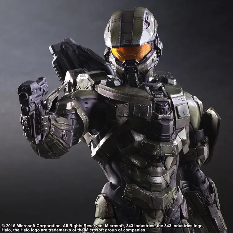 Экшн-фигурка из ПВХ Play Arts KAI HALO 5 стражи No.1 Коллекционная модель игрушки 26 см |