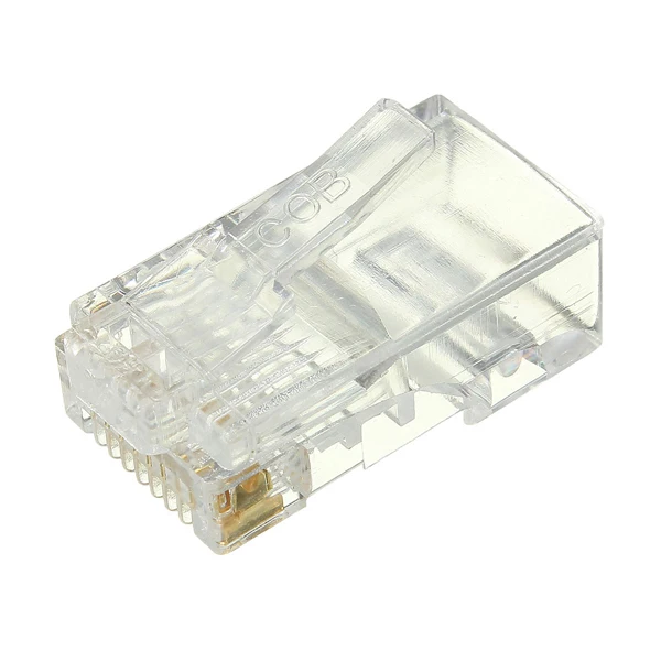 Оптовая продажа 50 шт. RJ45 RJ-45 CAT6 Модульная кабельная головка разъем Ethernet