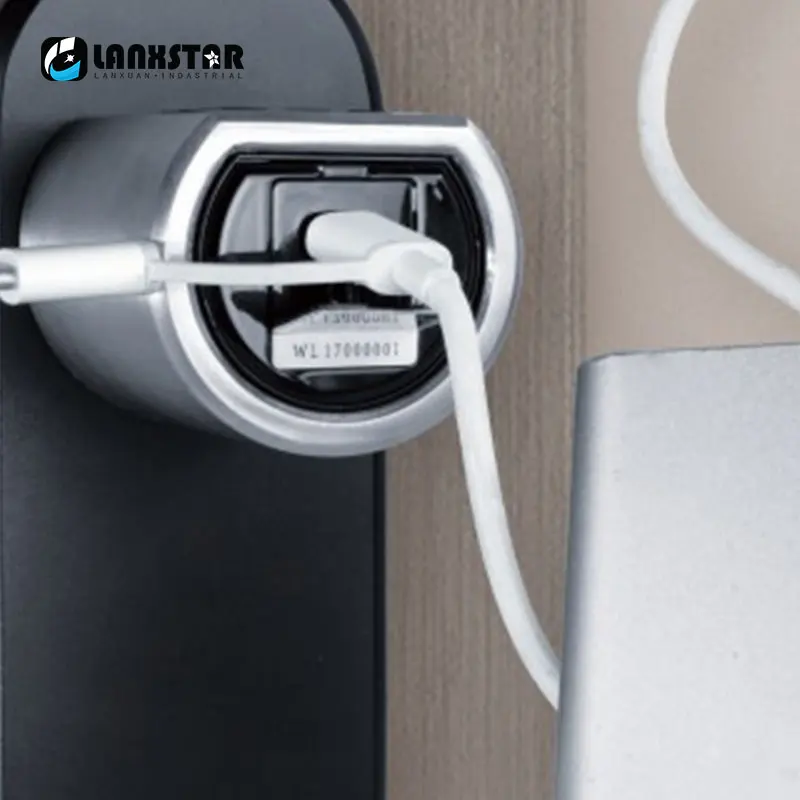 LANXSTAR кодовый смарт-замок цилиндрический домашний БЕСКЛЮЧЕВОЙ электронный замок