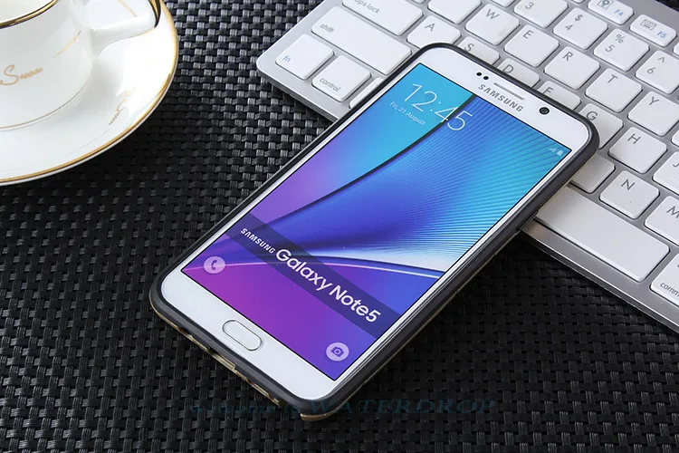 CAPSSICUM защитный чехол для samsung Galaxy Note 5 N9200 ПК+ Силиконовый Футляр Antiknock Противоударная подставка задняя крышка корпуса