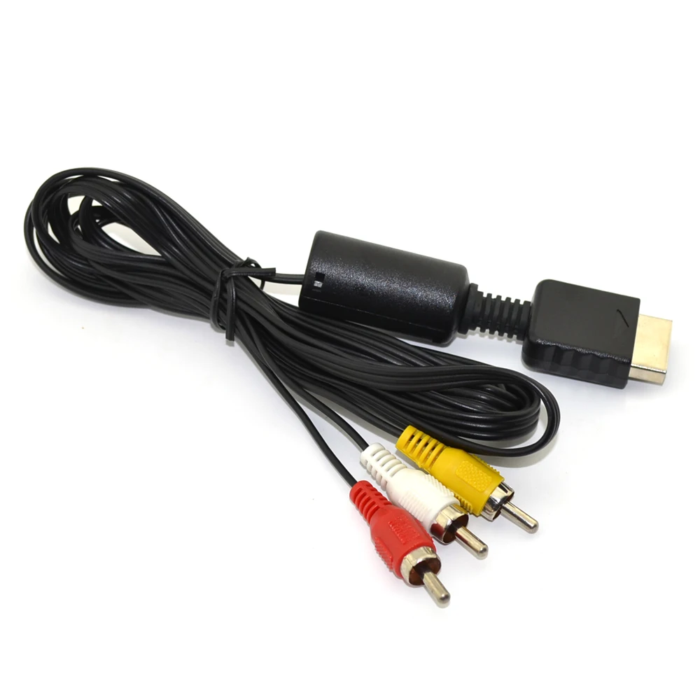 Высококачественный аудио-видео AV-кабель 3 RCA TV кабель для Playstion PS2 Sony PS3 |