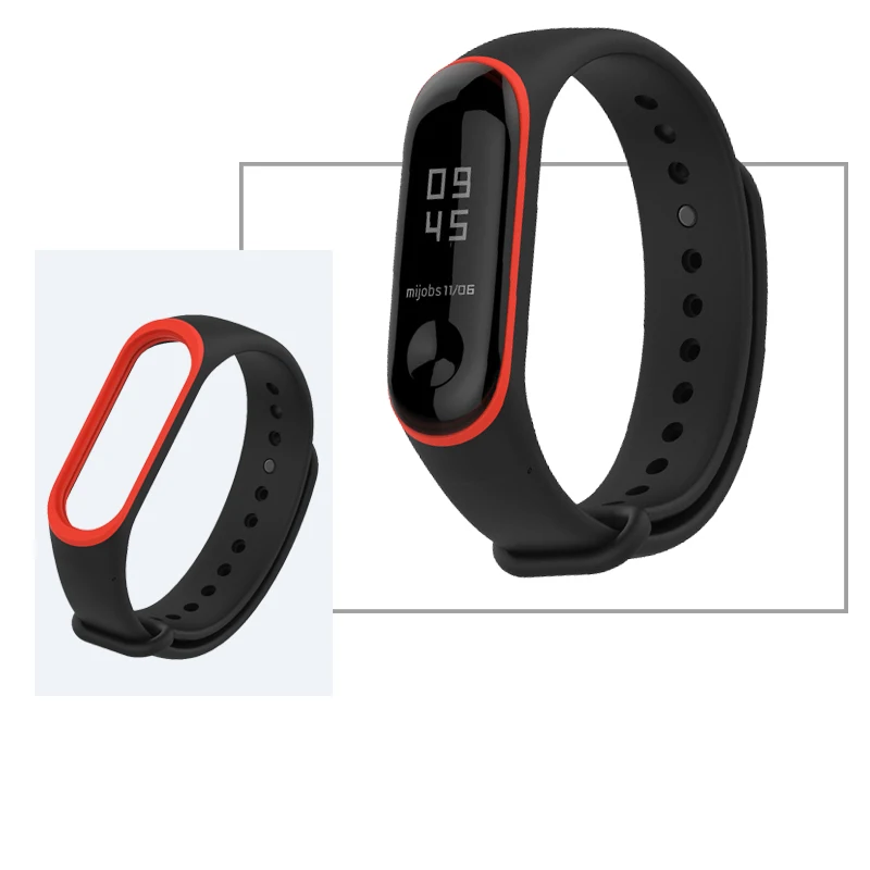 Мягкий браслет для Xiaomi mi band 4 3 ремешок силиконовый ремешок для mi band 3 Correa умные аксессуары mi band 3 4 ремешок браслет
